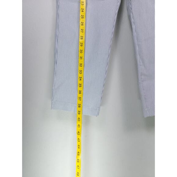 Max Studio Size XL Pinstripe Pull-On Trousers – Ankle Length Slim Fit, NWT - Picture 5 of 12